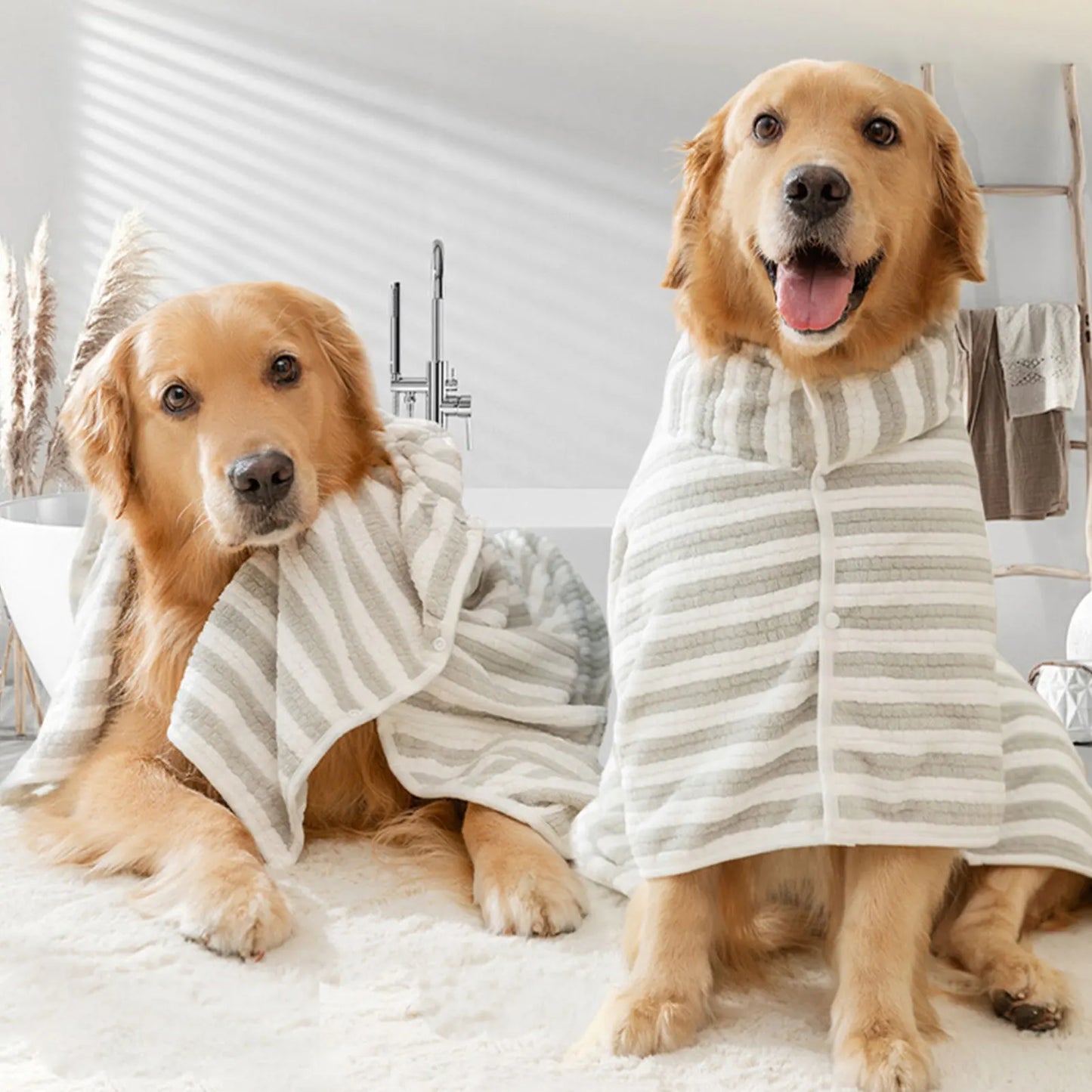 Cloud Canine Bath Towel Pink